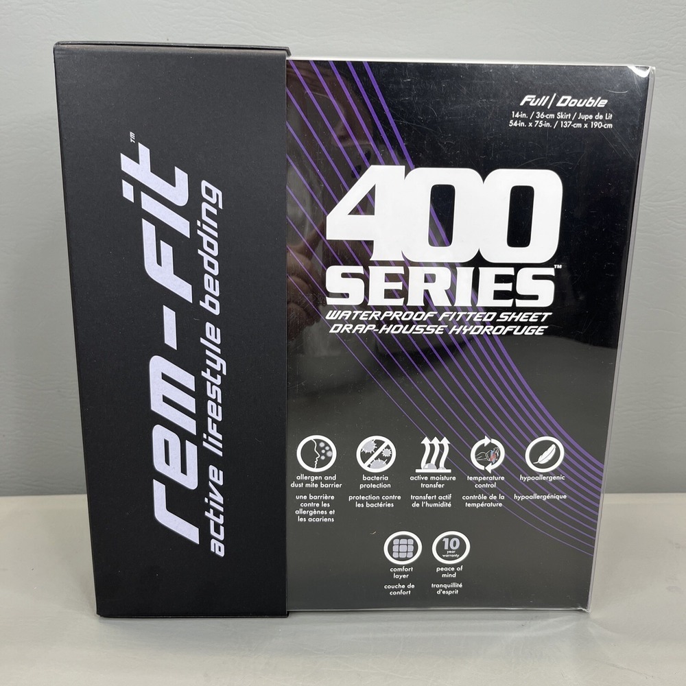 Rem Fit 400 Series Waterproof Fitted Sheet Full Size